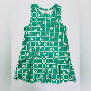 Hanna Anderrson Green Flower Tennis Dress Size 8